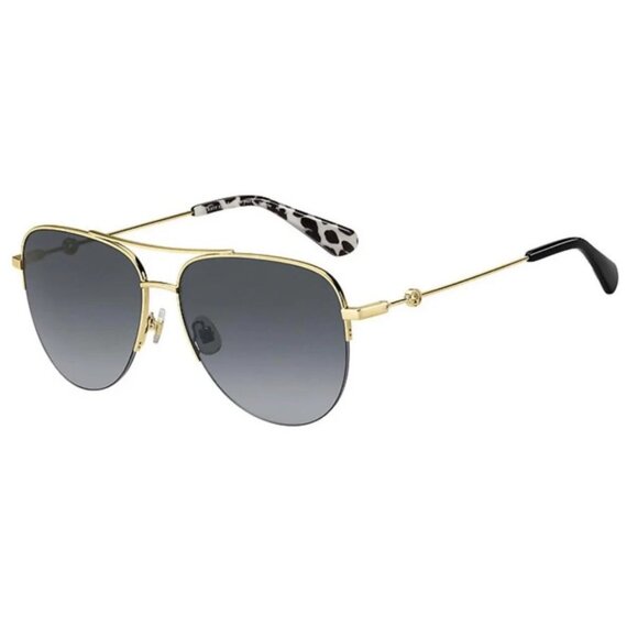Kate Spade MAISIE/G/S 0807 9O Gold / Gray Shaded Gradient Lens Sunglasses
